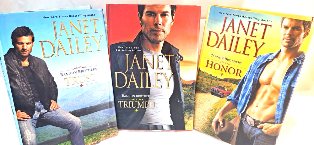 Complete Set BANNON BROTHERS Series, Hardcover, 1st Edition by Janet Dailey